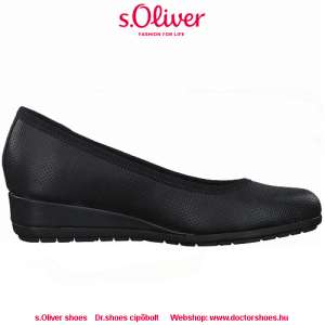 s.Oliver Corfu black | DoctorShoes.hu