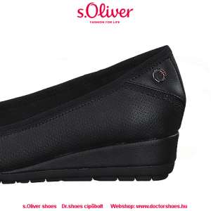 s.Oliver Corfu black | DoctorShoes.hu