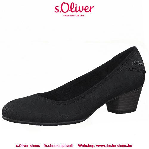 s.Oliver Veron black | DoctorShoes.hu