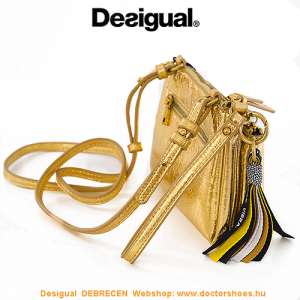 DESIGUAL GOLD fesztivál táska  | DoctorShoes.hu