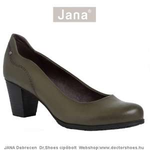 JANA Milos sötét zöld  | DoctorShoes.hu