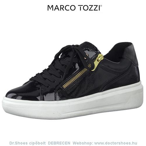 Marco Tozzi Silan black lakk | DoctorShoes.hu
