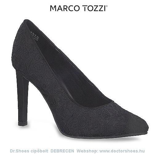 Marco Tozzi Macram black | DoctorShoes.hu