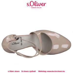 s.OLIVER Lenir beige lakk | DoctorShoes.hu