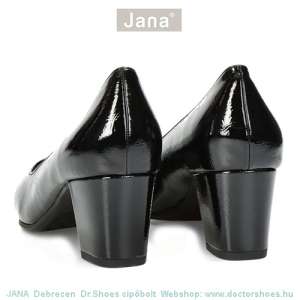 JANA Nilan black lakk | DoctorShoes.hu