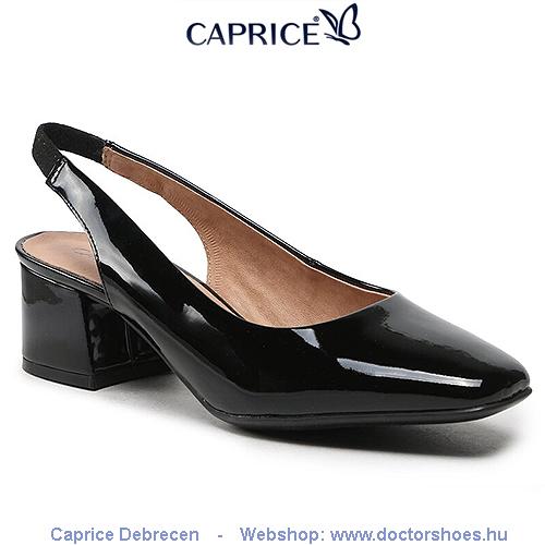 CAPRICE Karen black lakk | DoctorShoes.hu