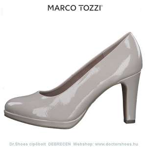 Marco Tozzi Trevis beige lakk | DoctorShoes.hu