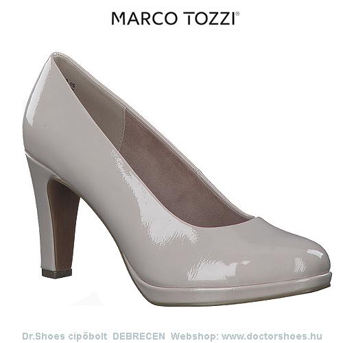Marco Tozzi Trevis beige lakk | DoctorShoes.hu