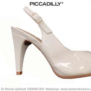 PICCADILLY Beliz white lakk | DoctorShoes.hu