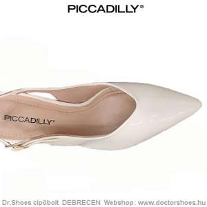 PICCADILLY Beliz white lakk | DoctorShoes.hu