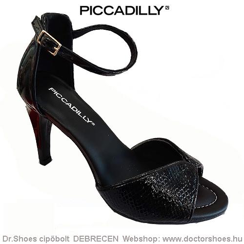 PICCADILLY Lucina black lakk | DoctorShoes.hu
