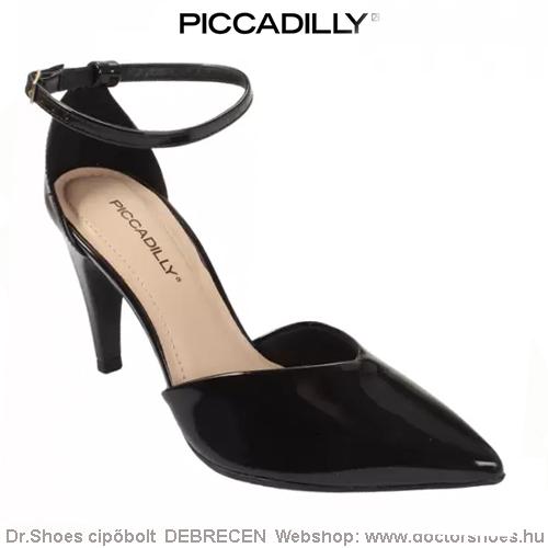 PICCADILLY Genova black lakk | DoctorShoes.hu