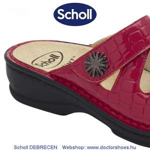SCHOLL Nevia red lakk | DoctorShoes.hu