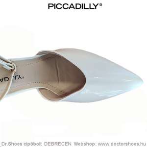 PICCADILLY Genova white lakk | DoctorShoes.hu