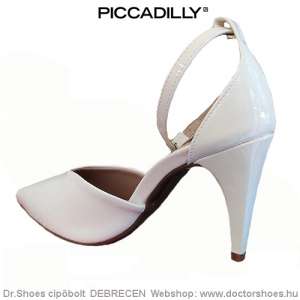 PICCADILLY Genova white lakk | DoctorShoes.hu