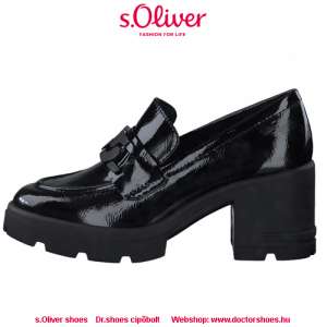 s.OLIVER Locas black lakk | DoctorShoes.hu
