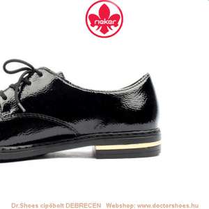 R i e k e r Manner black lakk | DoctorShoes.hu